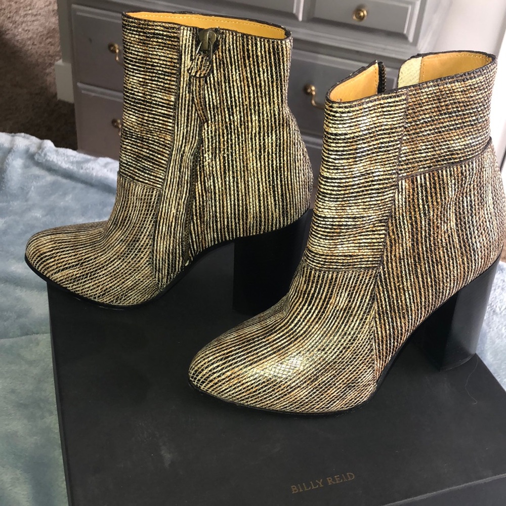 Black and Tan booties